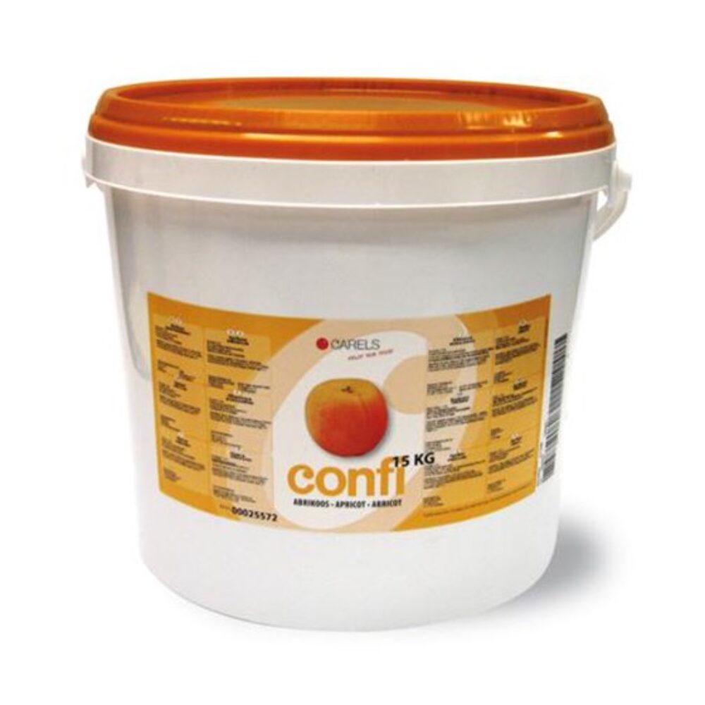 X 15KG JAM APRICOT CARELS * CONFI * SEMI-BAKE RESISTANT