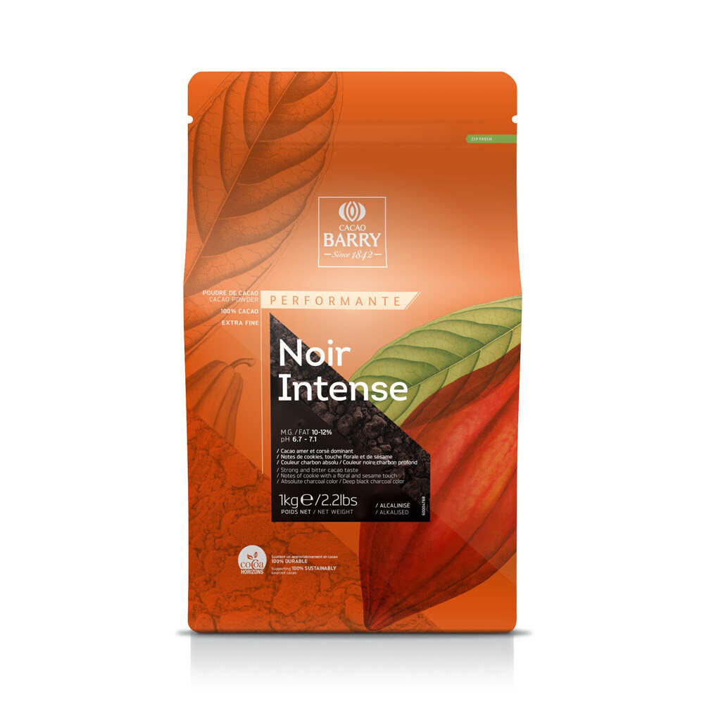 X1KG FAT REDUCED COCOA POWDER ALKA.  INTENSE DCP-10BLACK-89B