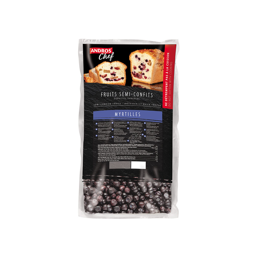 X1KG IQF BLUEBERRIES SEMI CANDIED