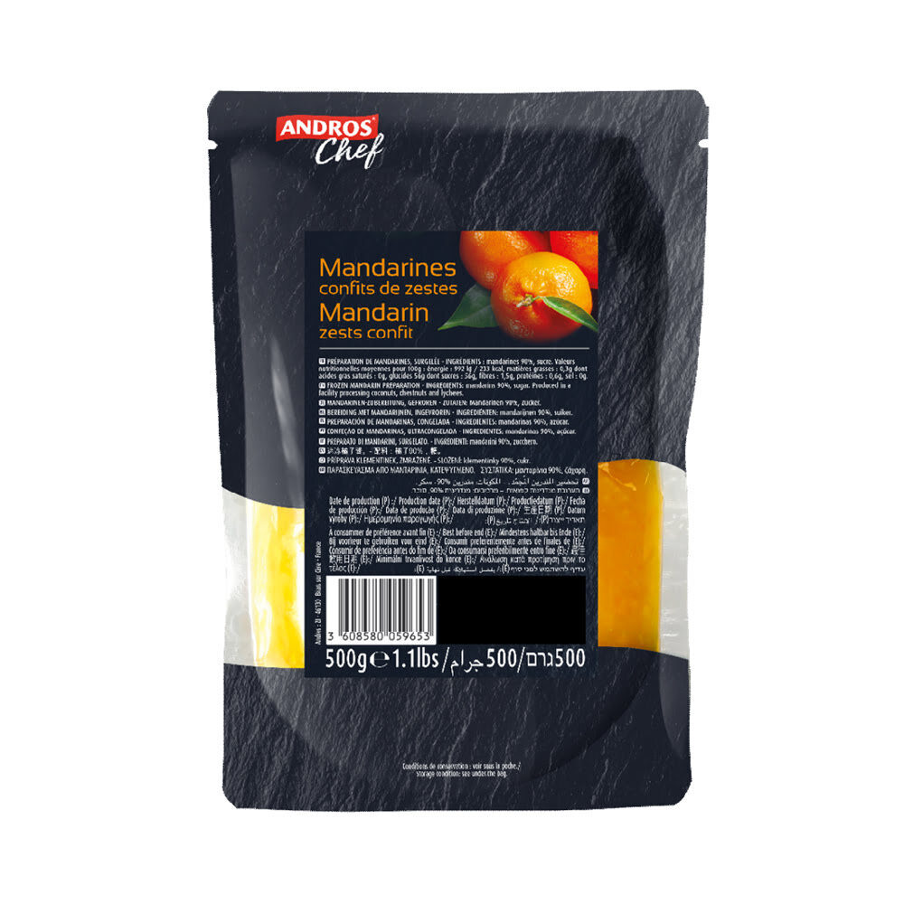 X500GR CONFIT OF MANDARIN ZESTE