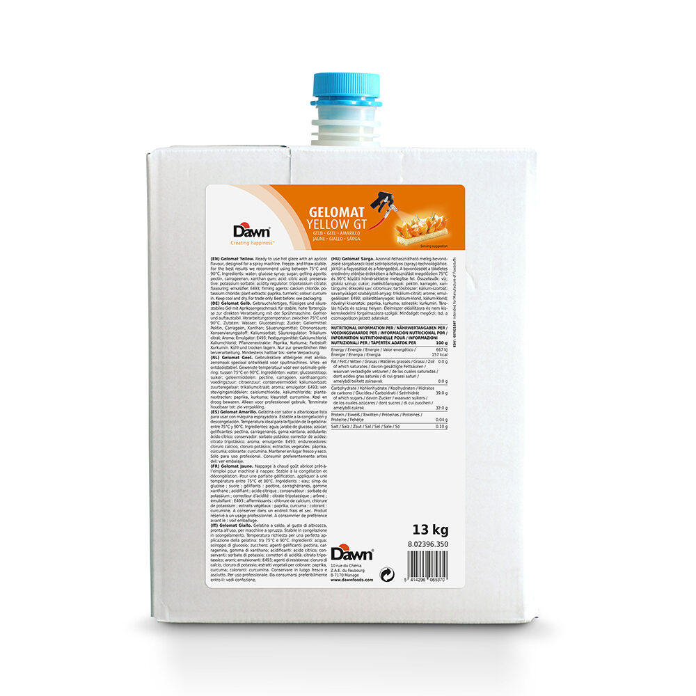 X13KG GELOMAT APRICOT GLAZING  (BIB)