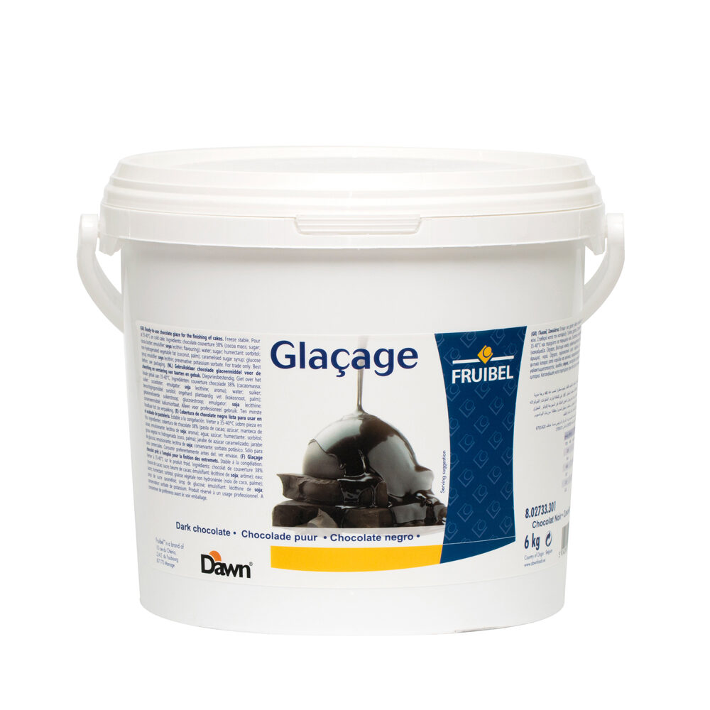 X6KG GLACAGE ZWARTE CHOCOLADE RSPO MB