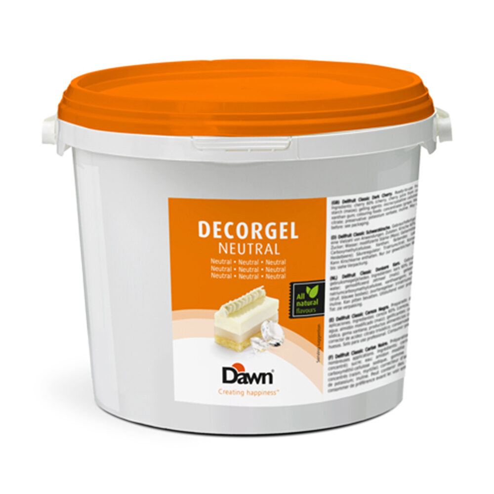 X 7KG DECORGEL NEUTRAL FRUIBEL GLAZING - COLD PROCESS