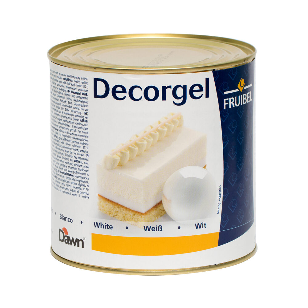 X 3.15KG DECORGEL WHITE FRUIBEL