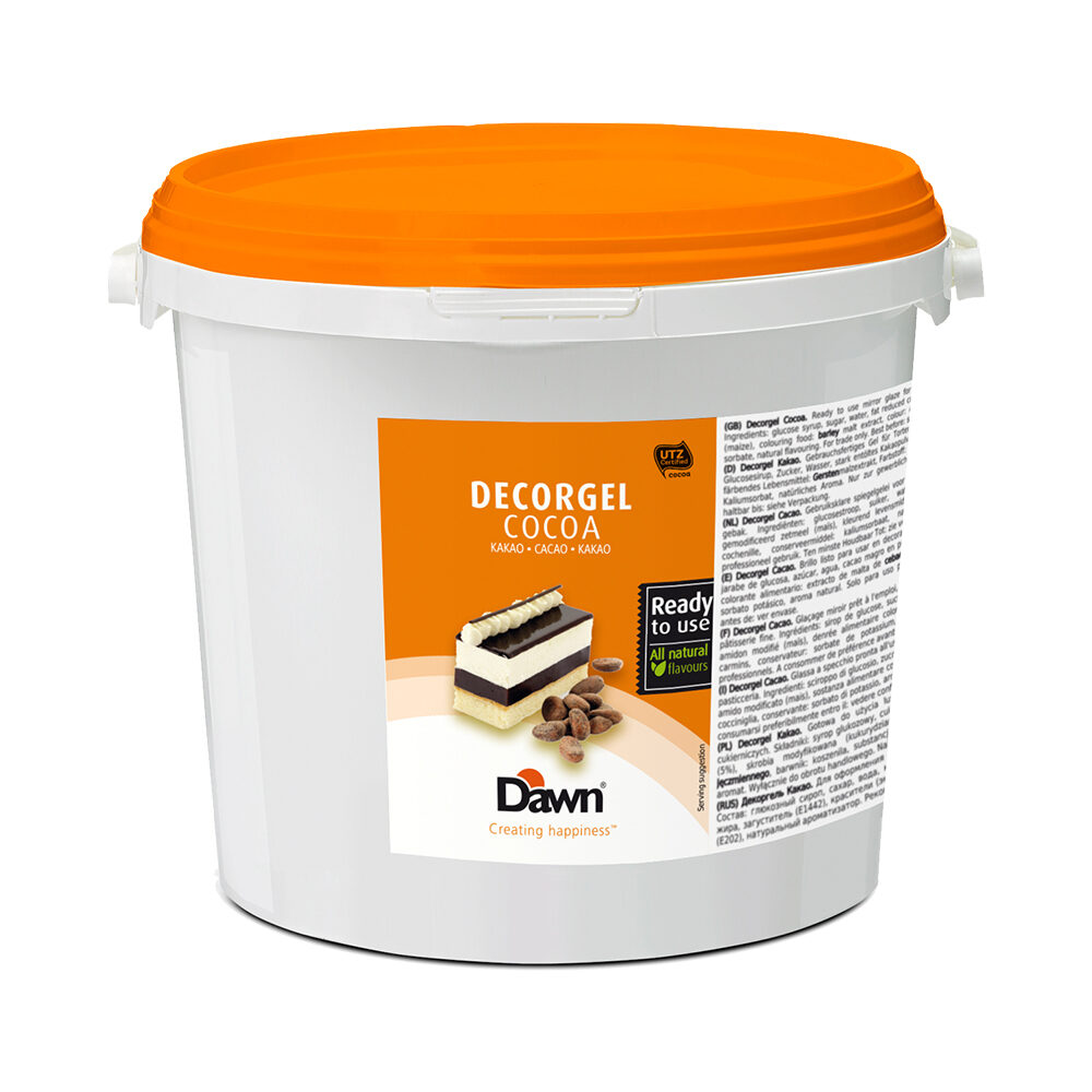 X 7KG DECORGEL CHOCOLATE FRUIBEL