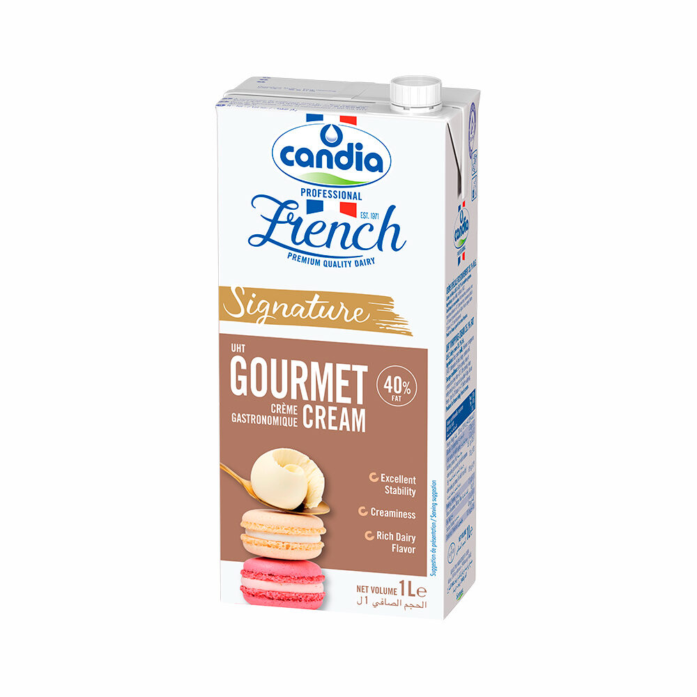 C/12X1L CREME SIGNATURE GOURMET 40% UHT CANDIA BRIG