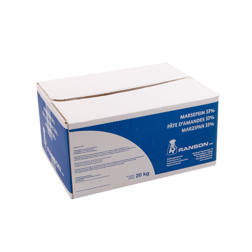 X20K MARZIPAN 33% WHITE RANSON