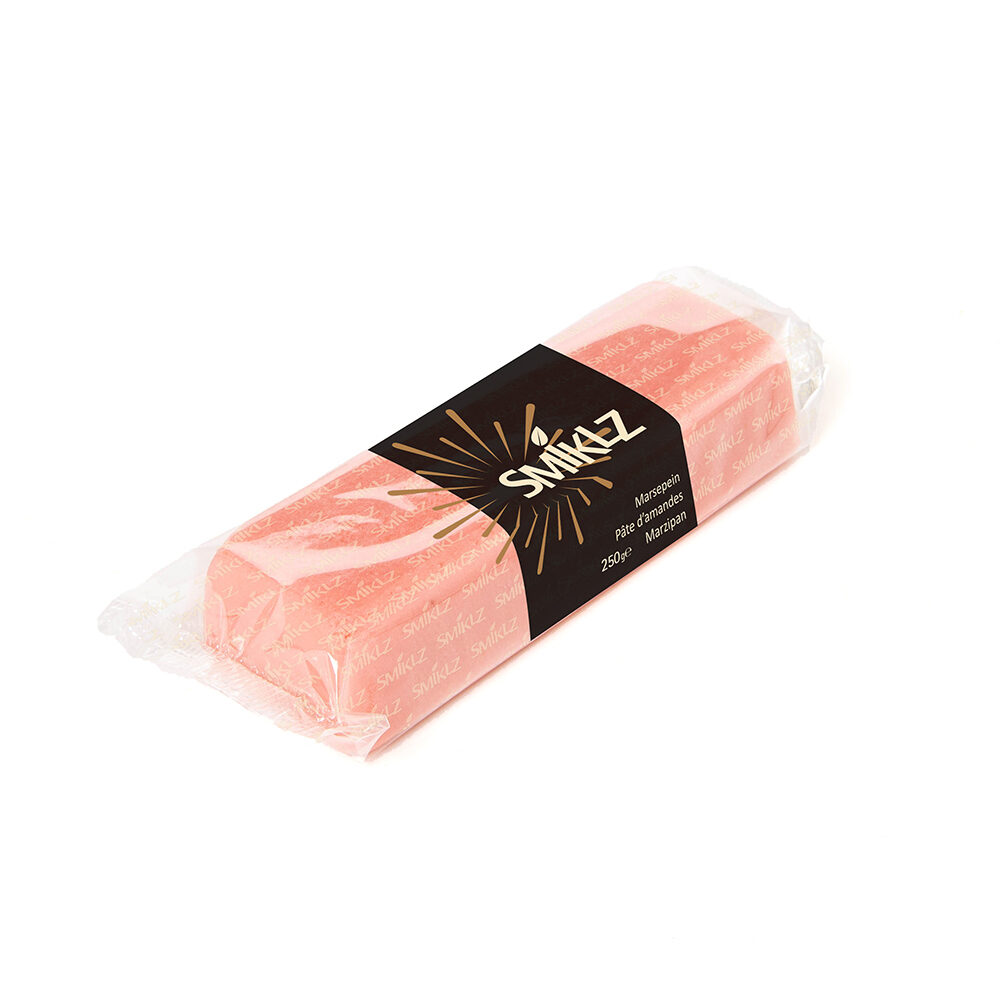 C/24X250G MARZIPAN  33% PINK  SMIKLZ