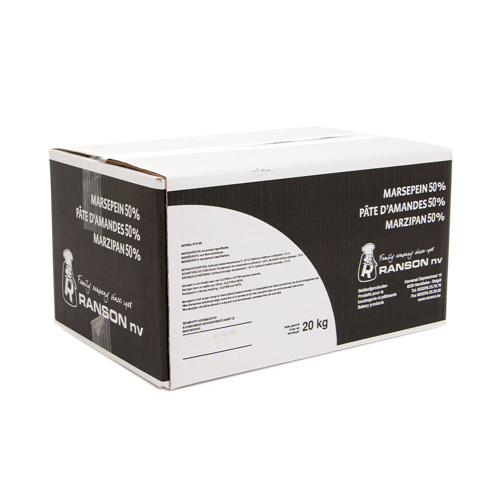 X20K ALMOND PASTE 50% WHITE RANSON