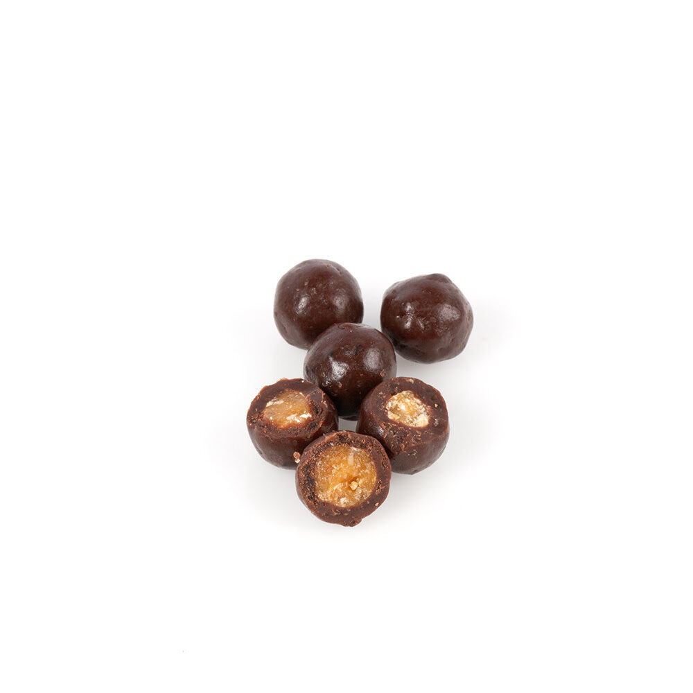 X800G CARAMEL CRUNCHES DARK COFFEE