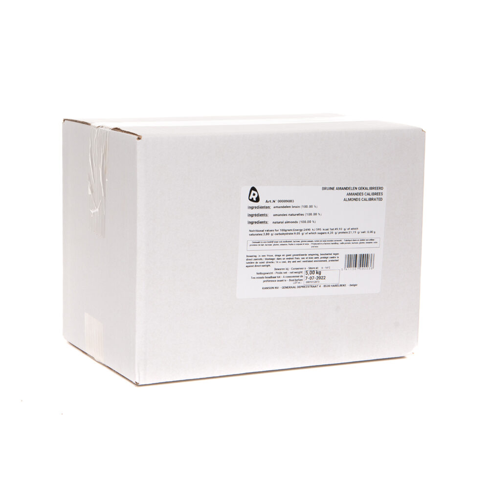X5KG BROWN ALMONDS