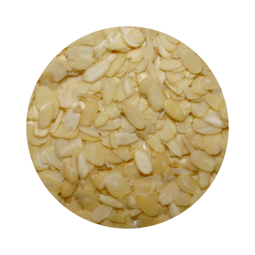 X1KG SLICED ALMONDS BLANCHED X-THIN 0.4-0.6MM