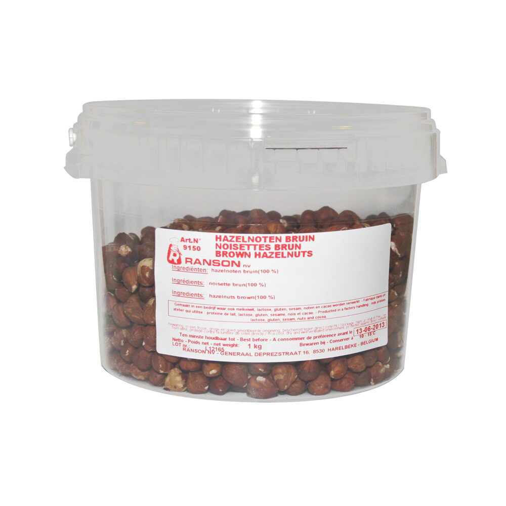 X1KG NATURAL HAZELNUTS 11-13MM