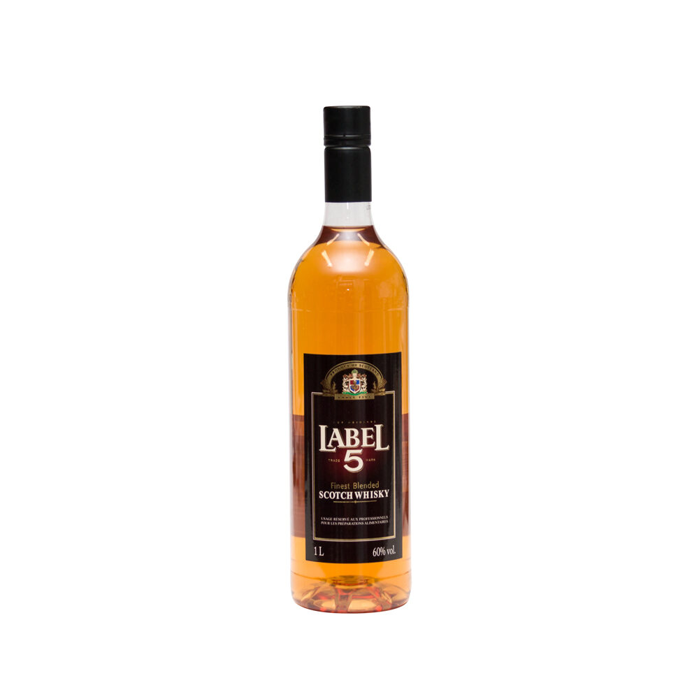 X1L WHISKY LABEL 5 60%