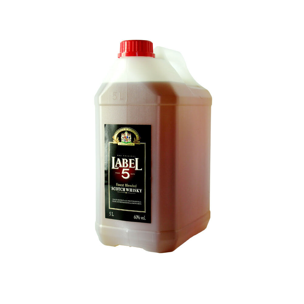 X5L WHISKY LABEL 5 60%
