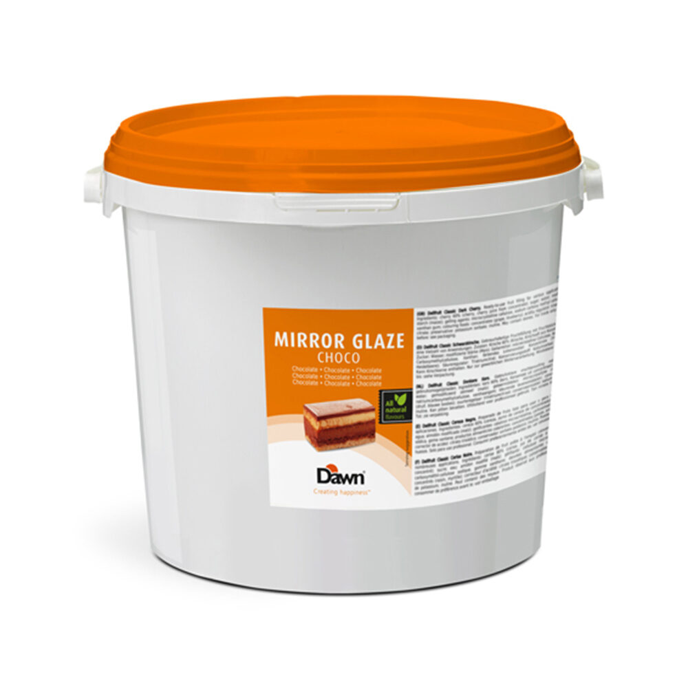 X7KG CHOCOLATE MIRROR GLAZE - COCOA DARK DECORGEL
