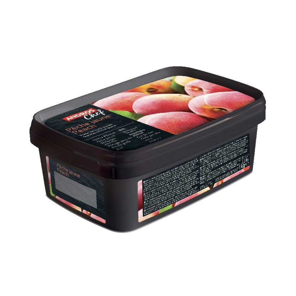 X1KG YELLOW PEACH PUREE