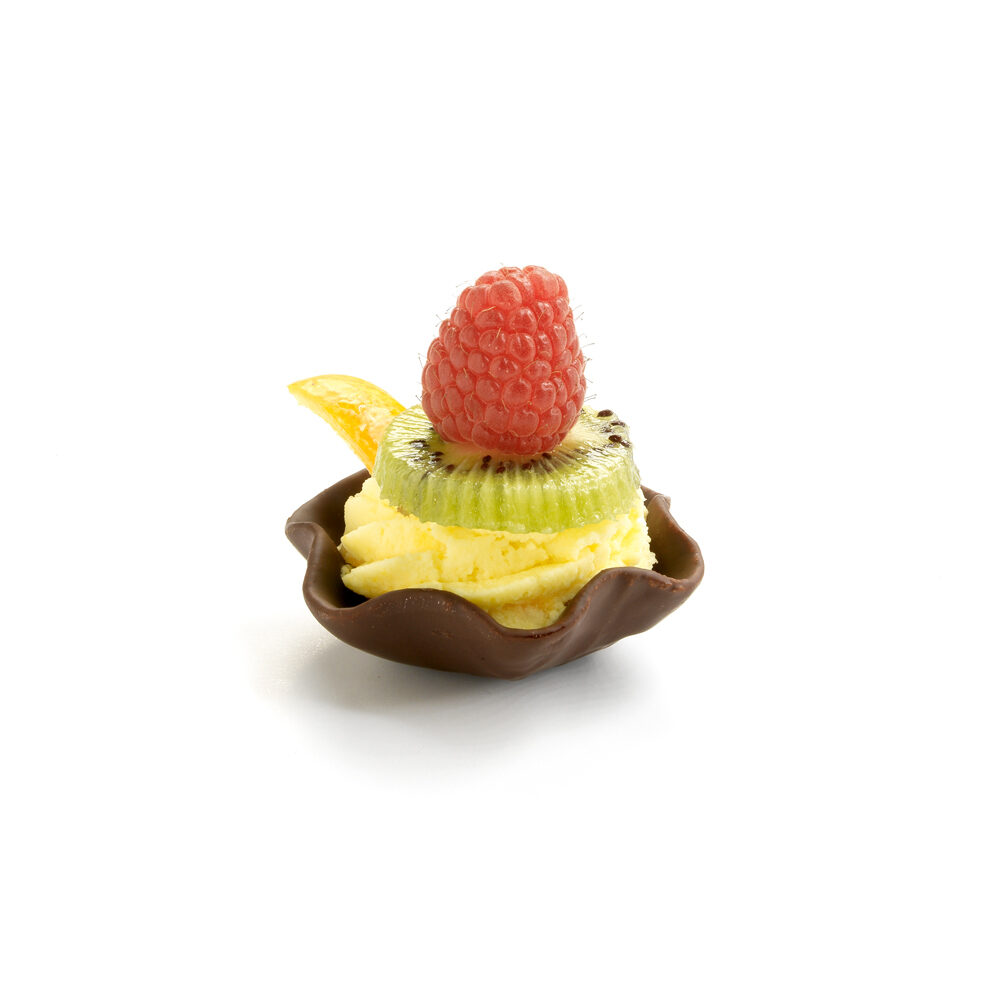 C/100ST MINI TULP 5.5CM CHOCO PIDY RSPO SG
