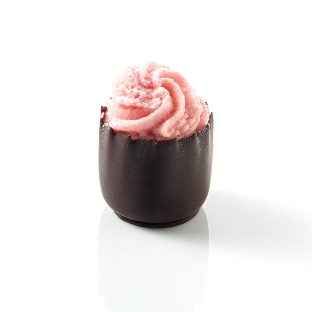 C/72ST MINI CUP CHOC DARK 25MM PID