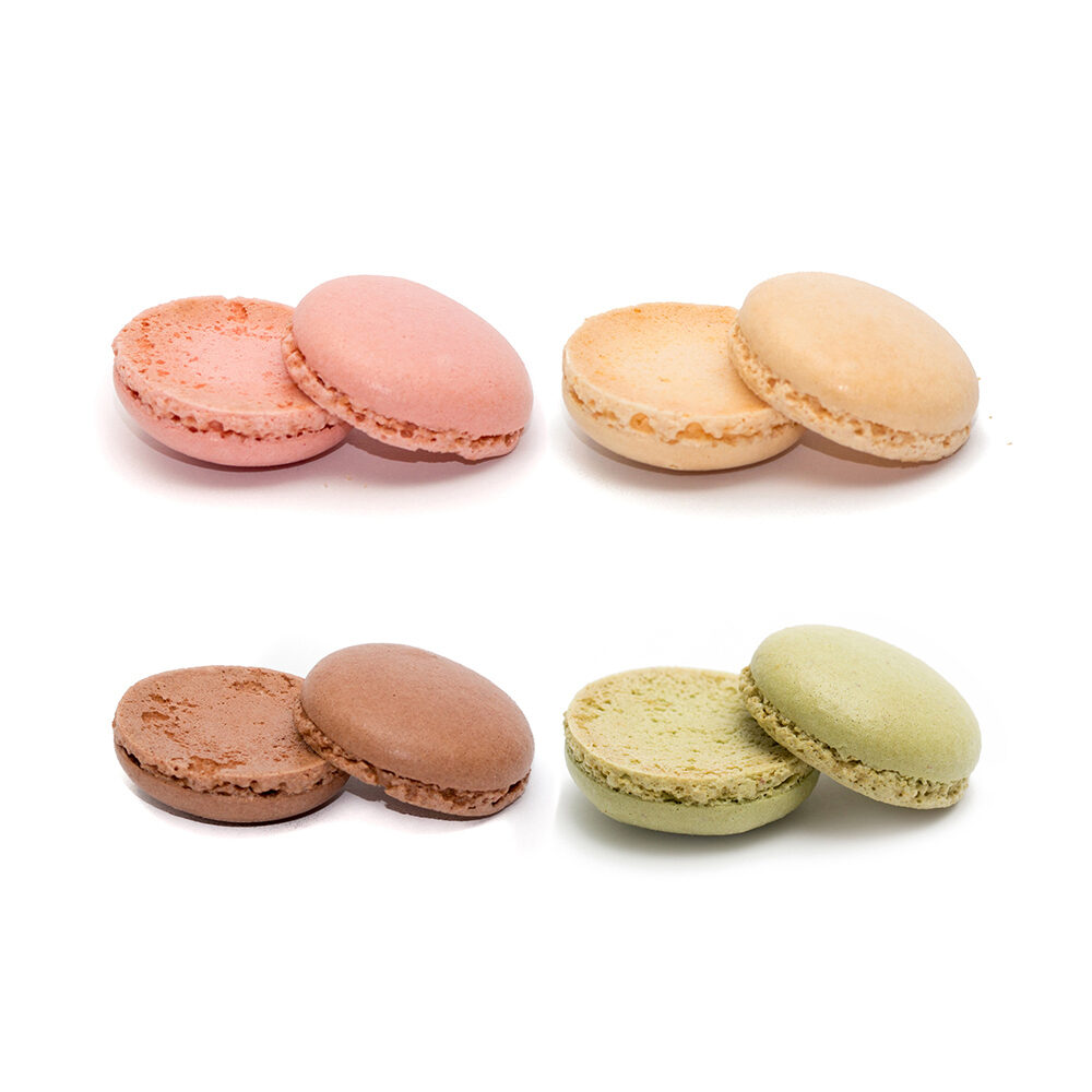 160xMACARON DE PARIS ASS 4 KLEUREN 35MM