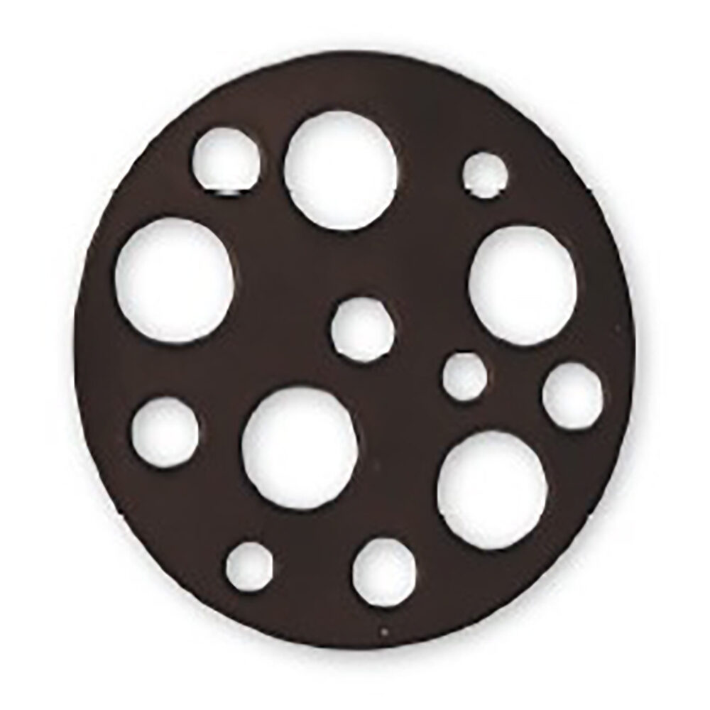 C/30PC DARK CHOCOLATE DISC 13 CM