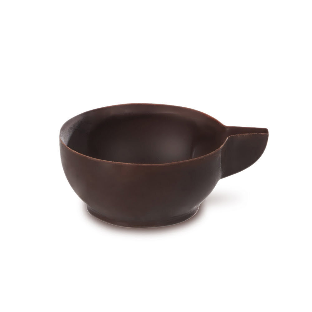 C/120ST CHOCOLADE KOPJE PUUR 4CM