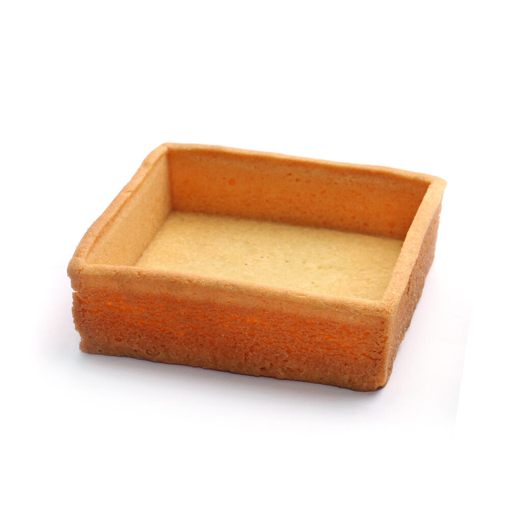 X 96PC. SWEET BUTTER TRENDY TART. SQUARE H7CM W7CM D1.8CM AB