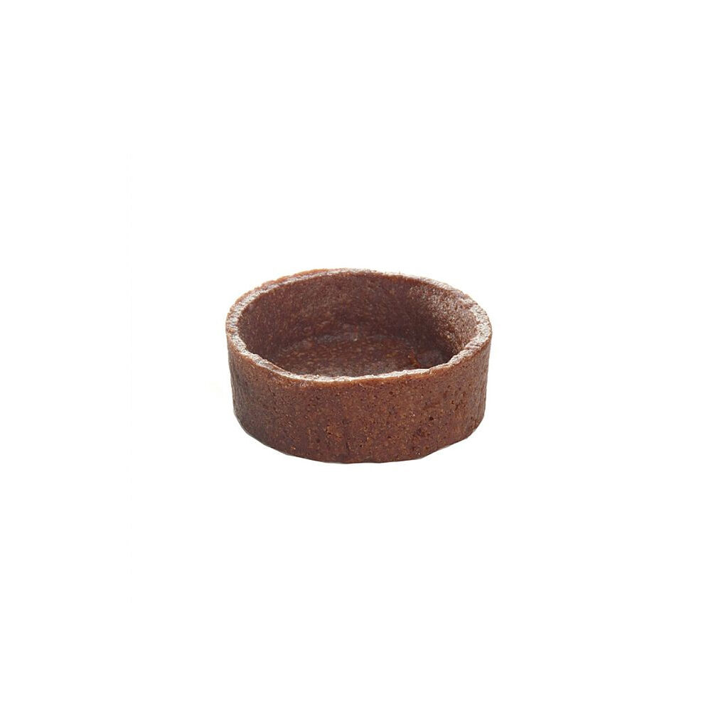 C/96ST.MINI TRENDY TARTELET ROND 4CM CHOCO AB PIDY