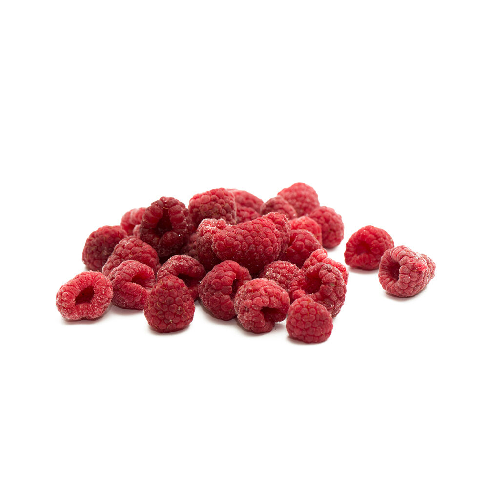 C/4X2.5KG WHOLE RASPBERRIES IQF