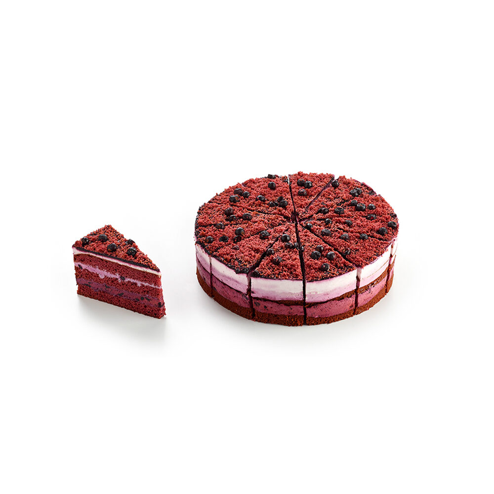 C/1ST BLUEBERRY RED VELVET CAKE (12PORT) PANESCO