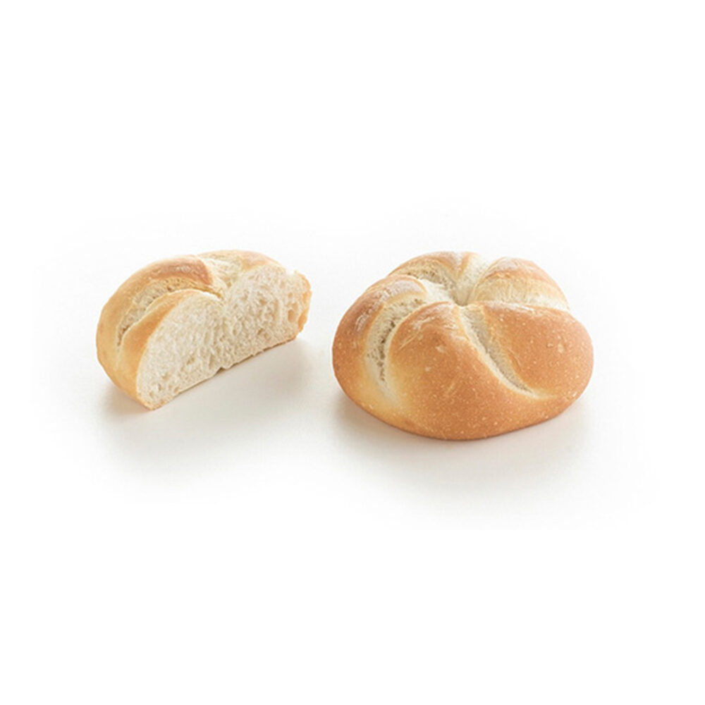 C/100PC MINI KAISER BREAD ROLLS ATLAS 60G