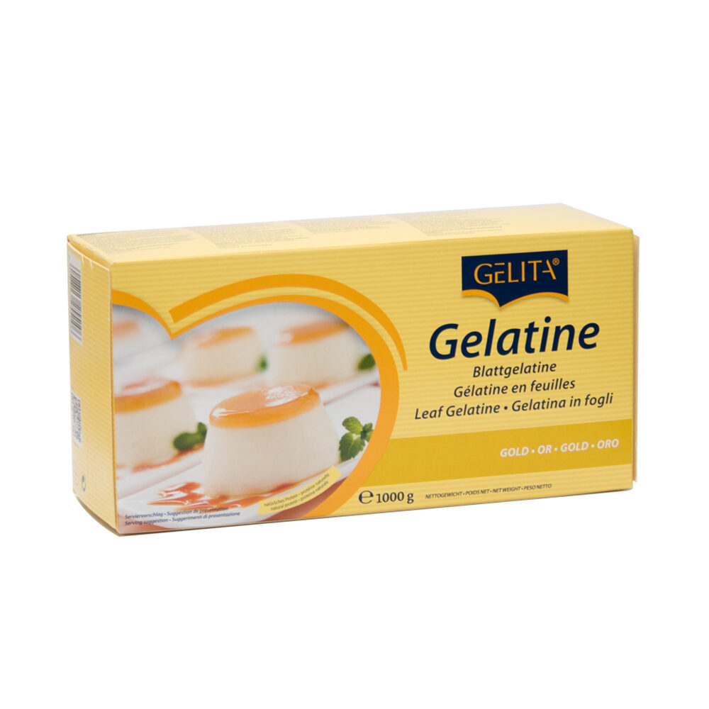 X1KG GELATINE LEAVES GOLD DGF 185-230 BLOOM