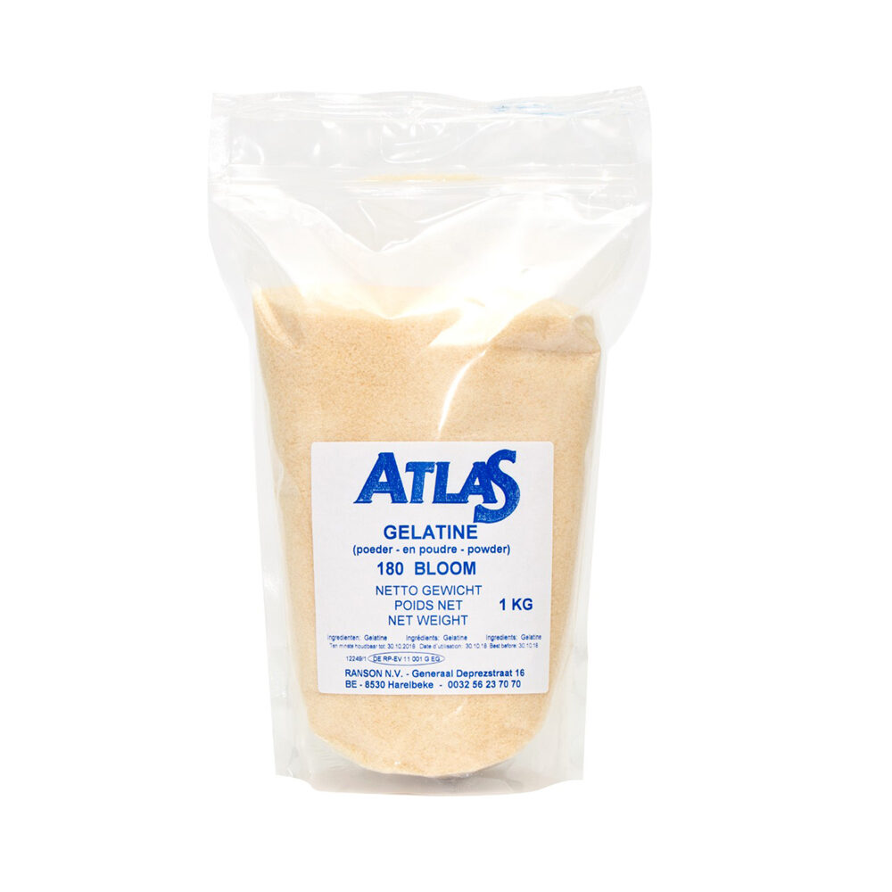 X1KG GELATINEPOEDER ATLAS 170-190 BLOOM