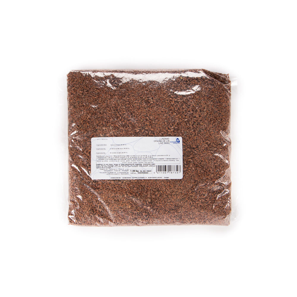 X 1KG LIN SEEDS BROWN