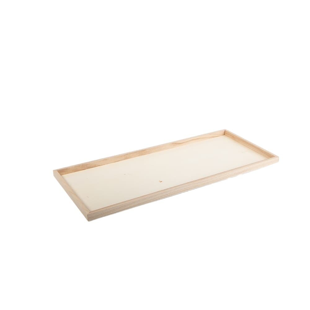 X1ST HOUTEN PLANK RECHTHOEKIG 60X25CM