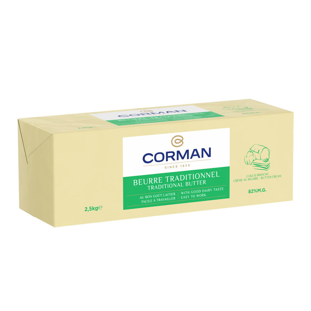 C/4X2.5KG BEURRE TRADITIONEL CORMAN