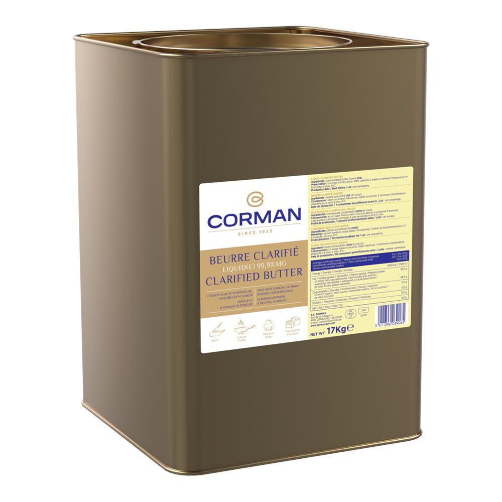 X17KG VLOEIBARE GEKLAARDE BOTER CORMAN