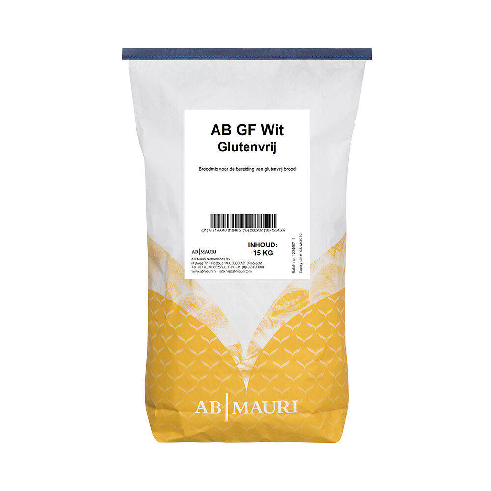X15KG GLUTENVRIJE BROODMIX AB GF WIT