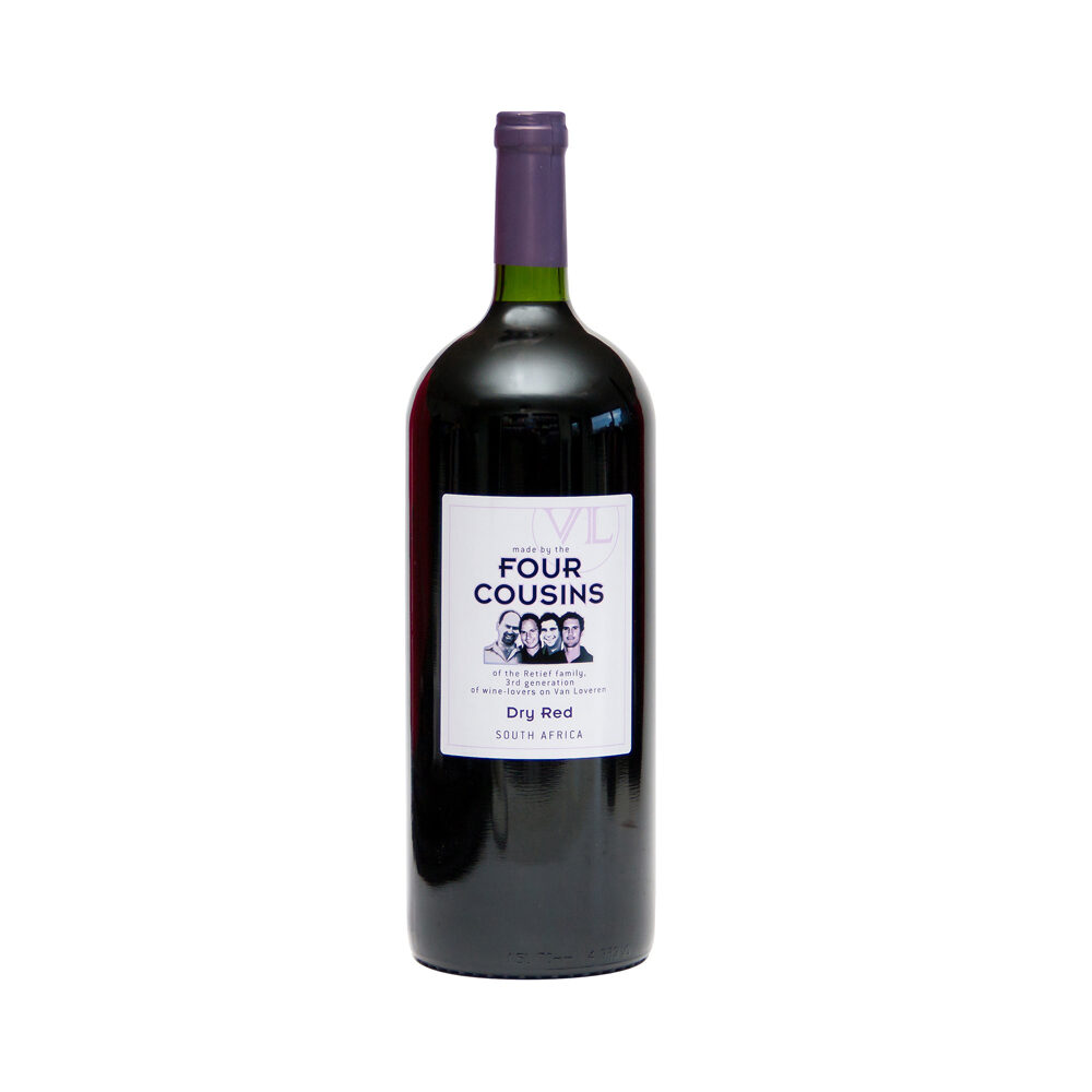 X 6X1500ML RED WINE FOUR COUSINS