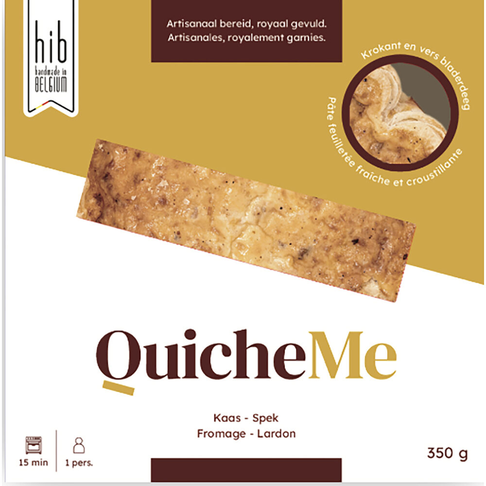 C/4PC QUICHE FROMAGE LARDON Ø15CM 350G BOITE FRAIS