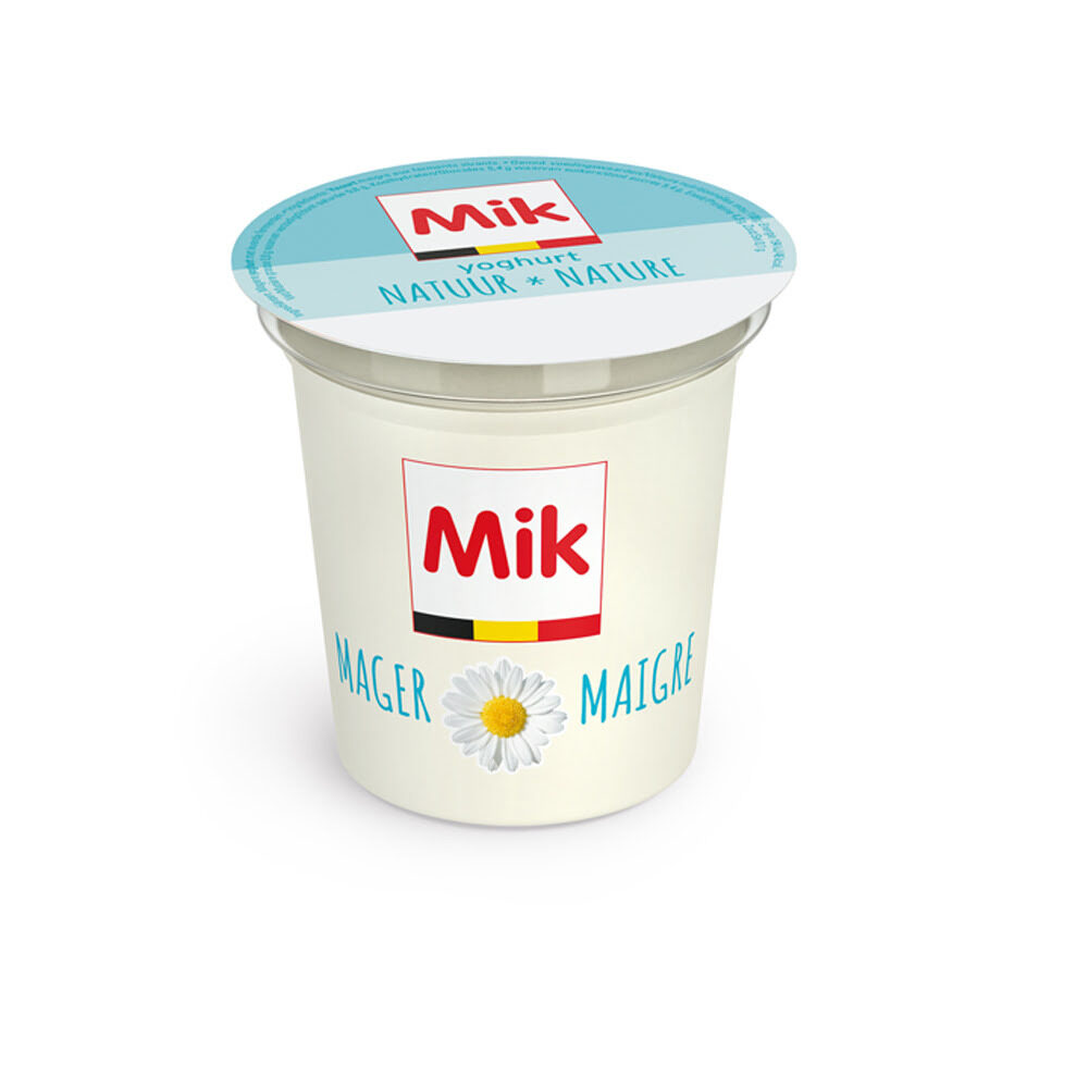 C/12X125G MAGERE YOGHURT NATUUR MIK