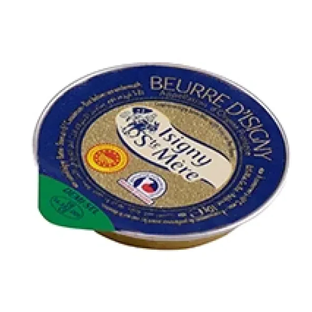 C/60PC MINI CUP DE BEURRE DEMI-SEL ISIGNY 10G