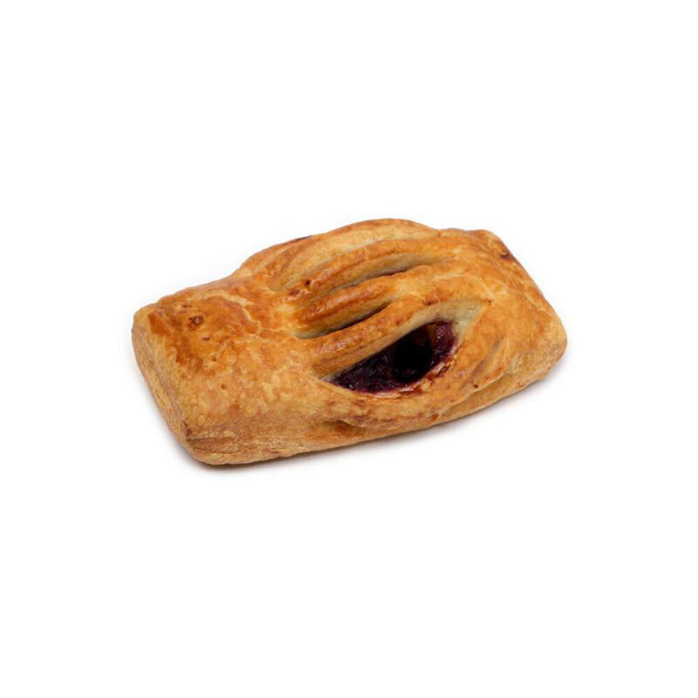 C/55PCS DANISH PASTRY WITH CUSTARD AND CHERRIES 95GR K25