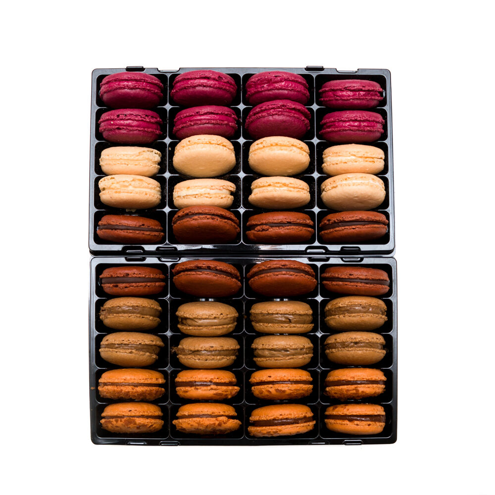 C/2X20PC MACARONS FOURRES ASS. 5 GOUTS DARCIS