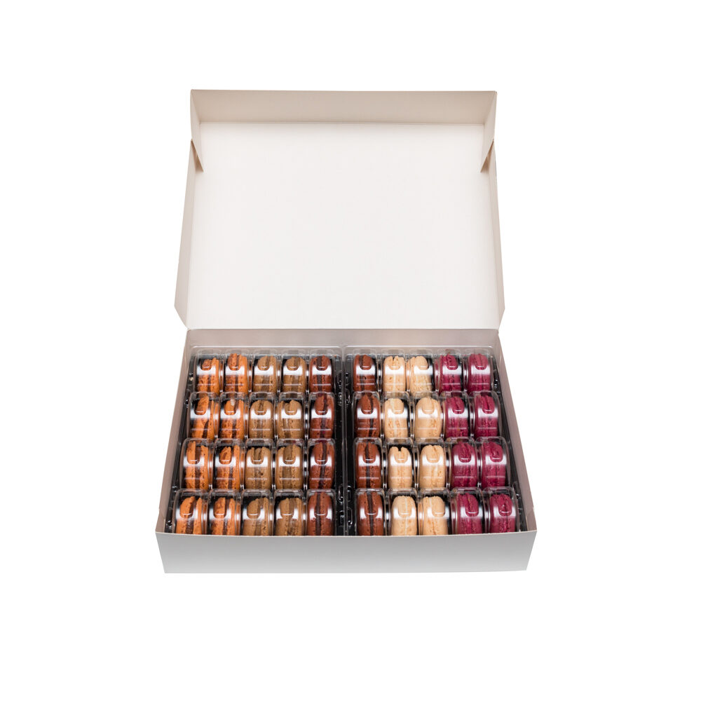 C/2X20PC MACARONS FOURRES ASS. 5 GOUTS DARCIS