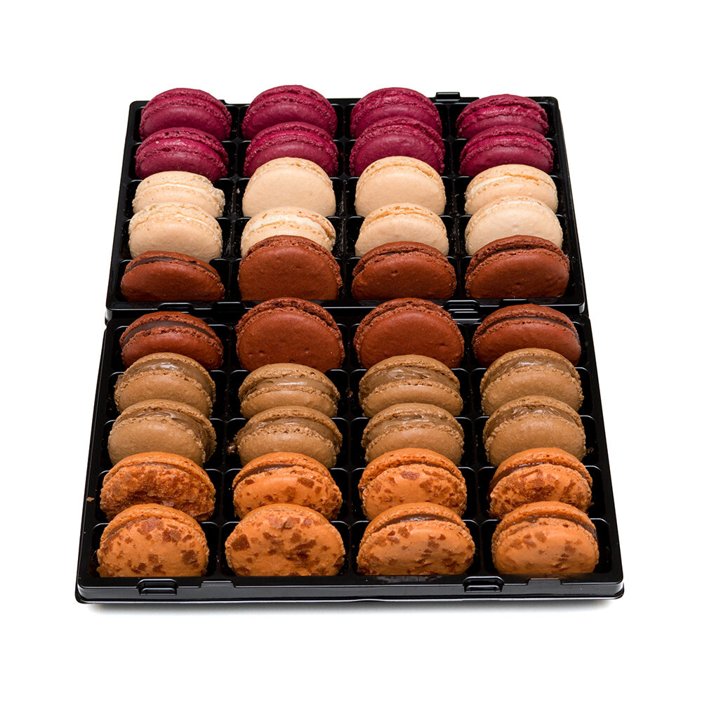C/2X20PC MACARONS FOURRES ASS. 5 GOUTS DARCIS