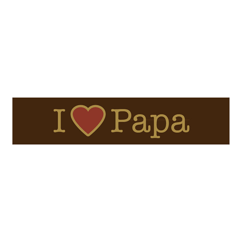X160ST I LOVE PAPA HART D. CHOCOLADE ML CHD-DC-22007-998