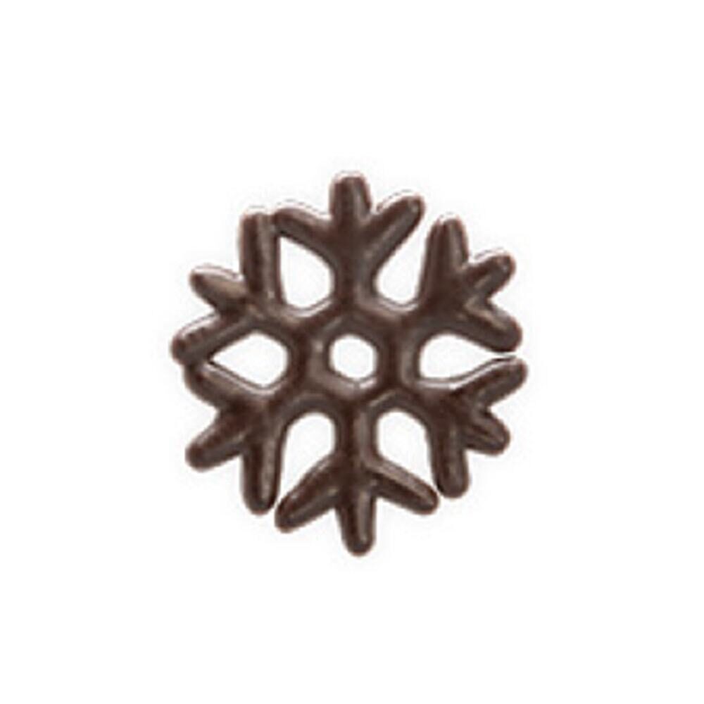 X80ST SNEEUWKLOK DONKERE CHOCOLADE F032009 55 X 56 MM