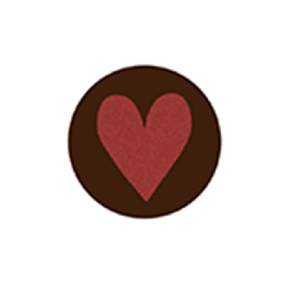 X280PCS HEART COINS 2 F034337 Ø 2,5CM
