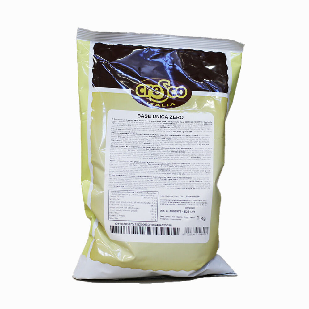 X1KG BASE UNICA ZERO VANILLA CRESCO
